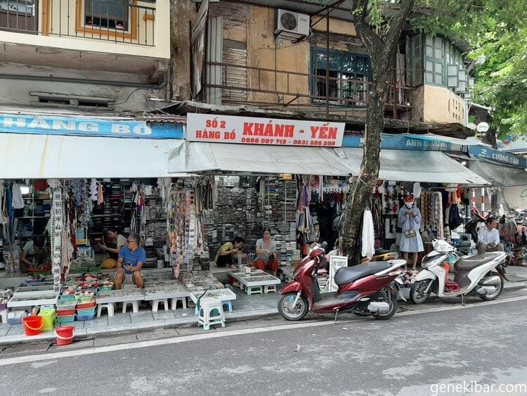 ハノイの雑貨店