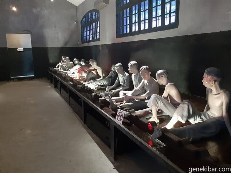 収容所の再現模型