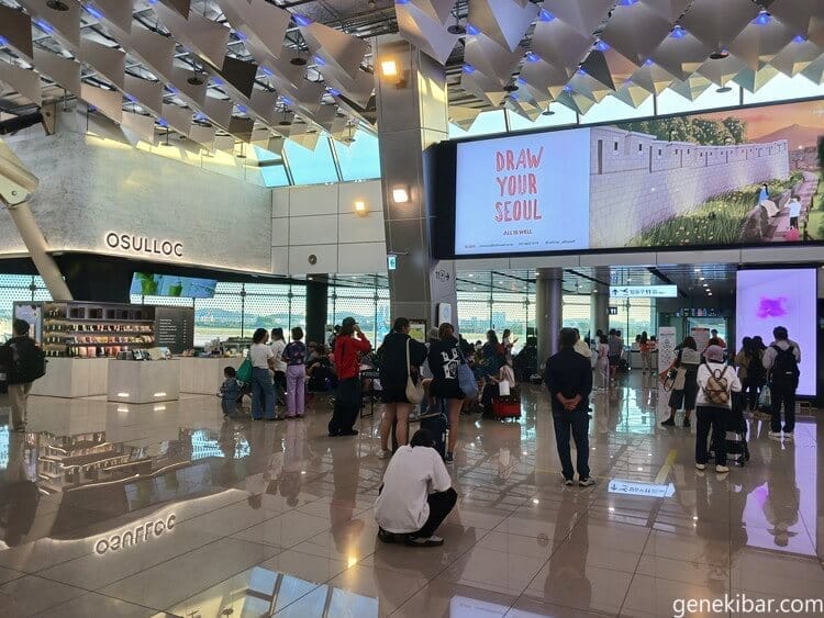 金浦空港の搭乗口