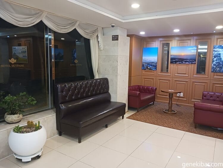 スカイパーク済州のロビー