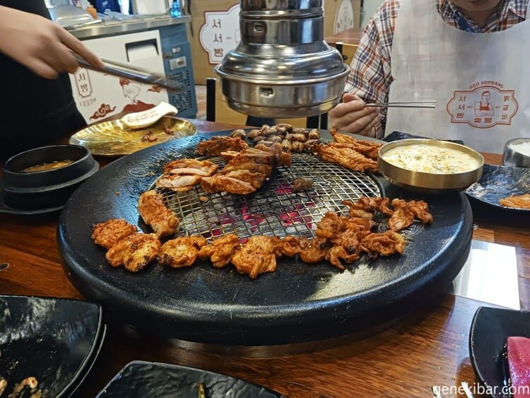 タッカルビの料理