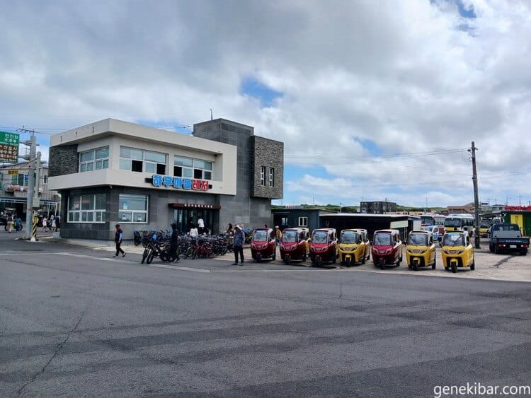 牛島のレンタルサイクル（バイク）