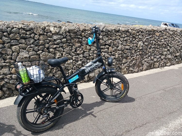 牛島の電動自転車