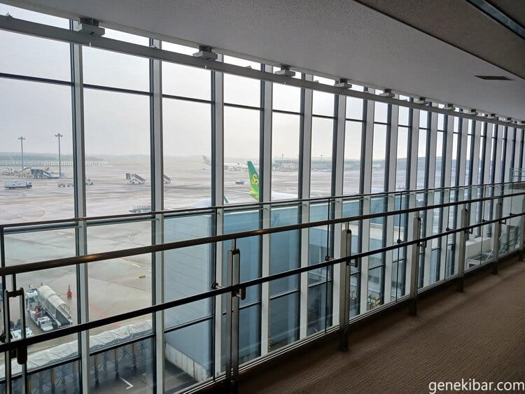 成田空港第三ターミナルの飛行機