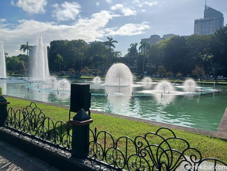 リサール公園の噴水