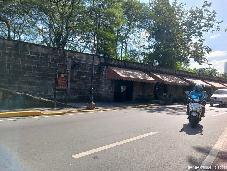 イントラムロスの牢屋跡