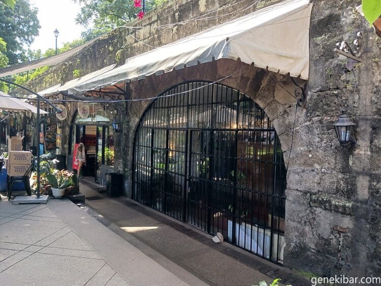 サンチャゴ要塞の入り口近くにある展示館