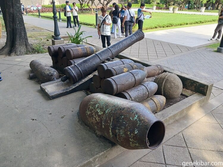 サンチャゴ要塞の大砲