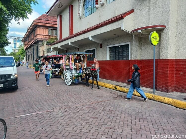 イントラムロスの馬の乗り物