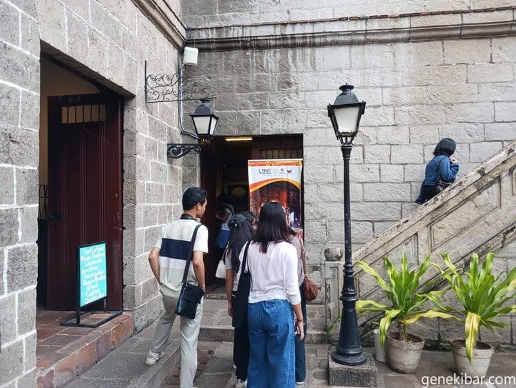 カーサマニラ博物館のチケット売場