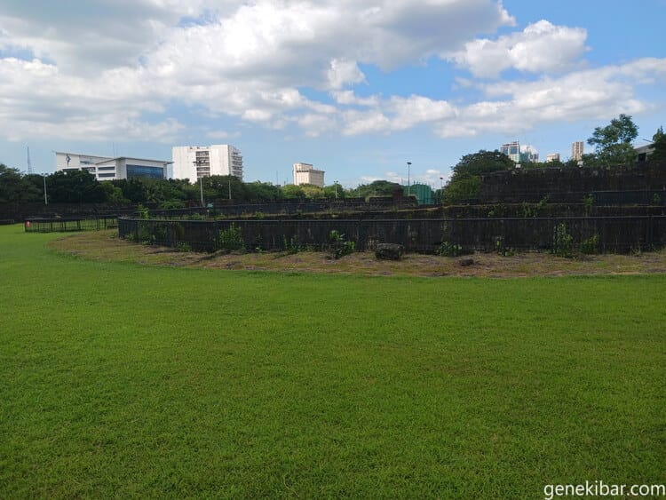 サンディエゴ堡塁の芝生