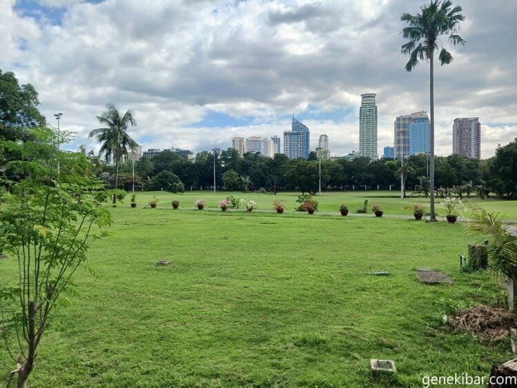 サンディエゴ堡塁からみた庭