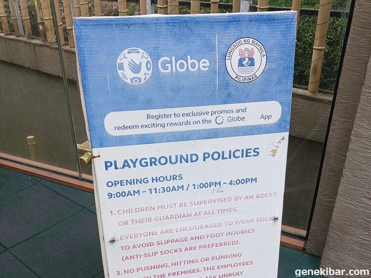 マニラ動物園のプレイグラウンド