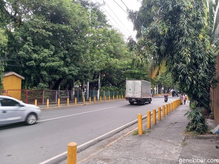 マラテ地区の道路