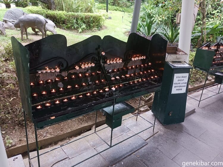 教会のろうそく