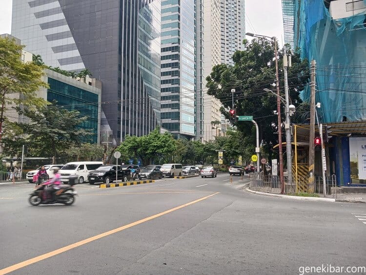 マカティの高層ビルエリア
