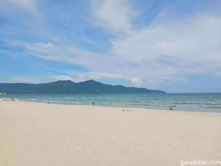 ミーケービーチの砂浜