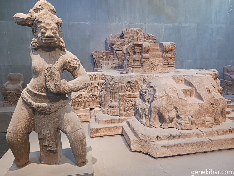 チャム彫刻博物館の展示品