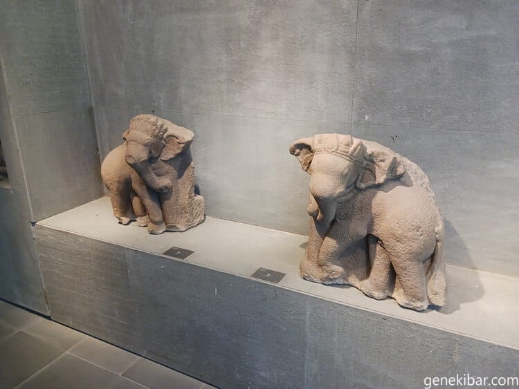 チャム彫刻博物館の展示品