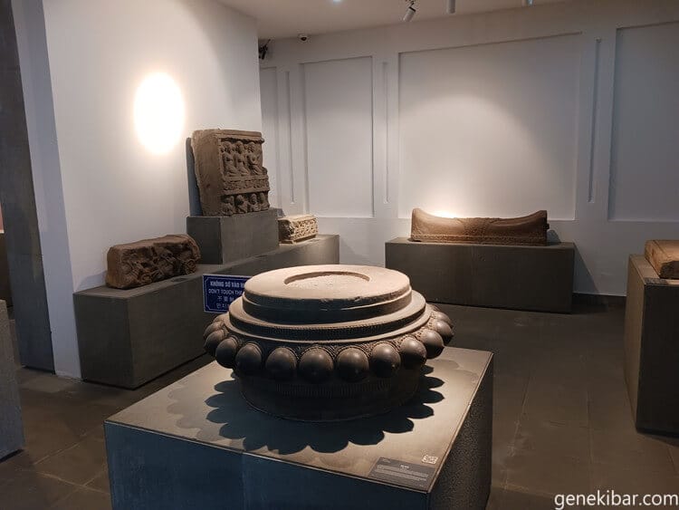 チャム彫刻博物館の展示品