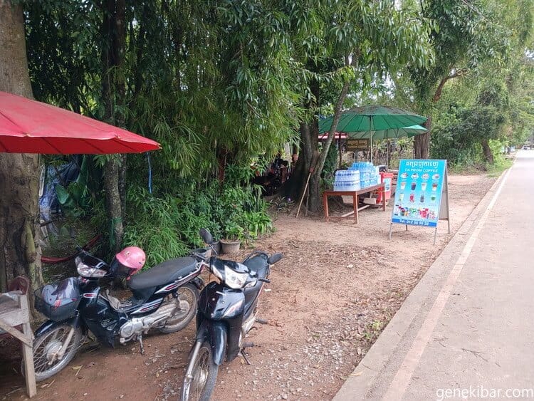 アンコール遺跡群のなかにあるレストラン