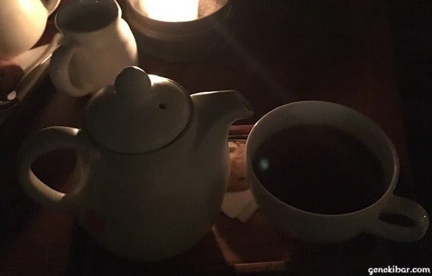 ポテトヘッドビーチクラブで注文したホットティー