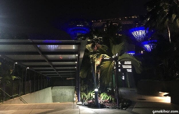 スーパーツリーグローブから庭園への通路