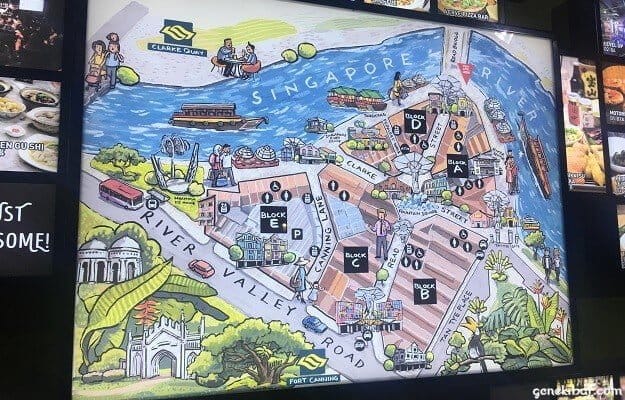 クラークキーの地図