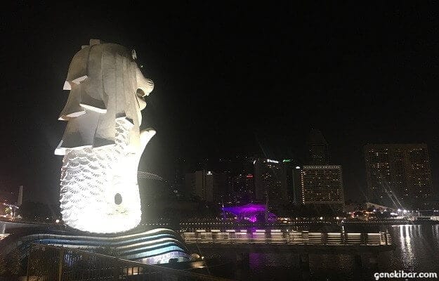 マーライオン公園のマーライオン