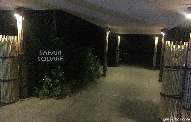 ナイトサファリのタクシー乗り場