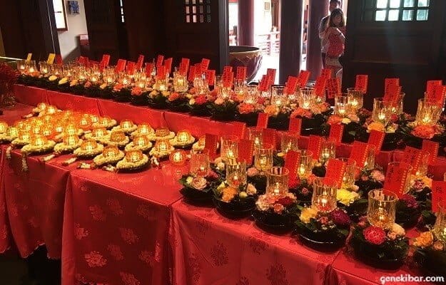 百龍寳殿のお供え物