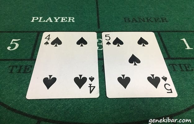 トランプのカード４と５