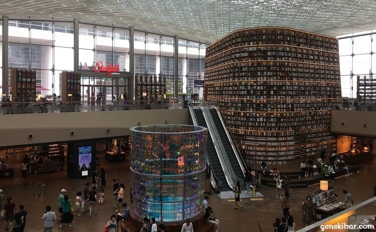 ピョルマダン図書館のフロア中央