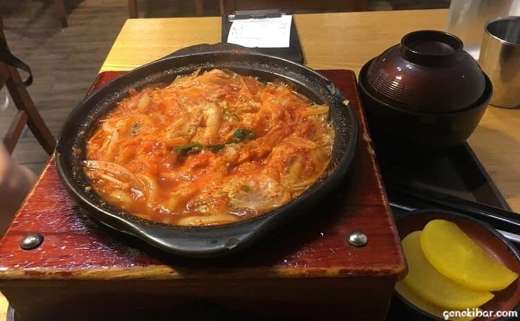 COEXのフードコートのうどん店