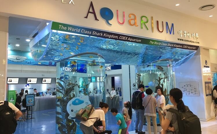 COEX水族館の入り口