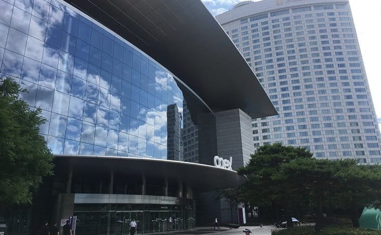 韓国COEXモールの出入り口
