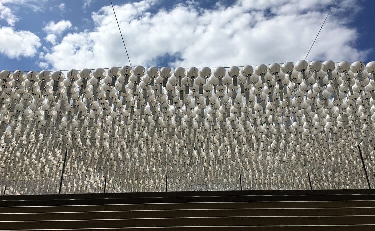 布製の風鈴のようなもの