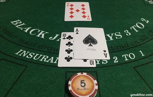 10とAのブラックジャック