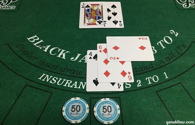 10のダブルダウン