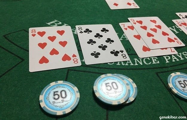 ブラックジャックでのスプリット相乗り