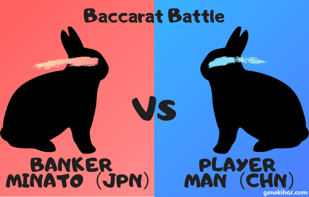バカラでの中国人対ミナト