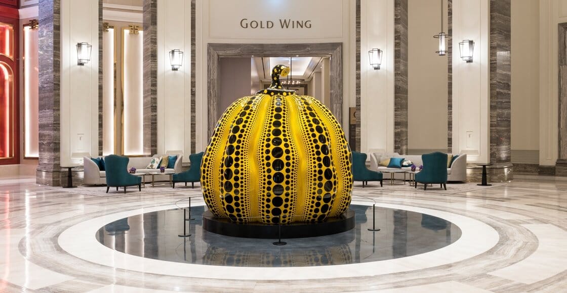 パラダイスシティのアート作品(かぼちゃ)