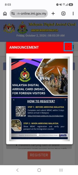 マレーシアMDCAの公式サイト